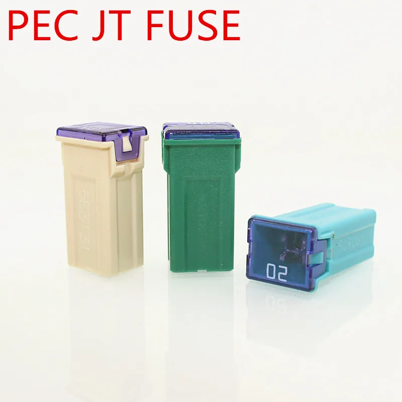 JT Rectangle Medium Fuse Type:20A 25A 30A 40A 50A 60A  Cartridge Fuse Kit for Japanese Auto Car