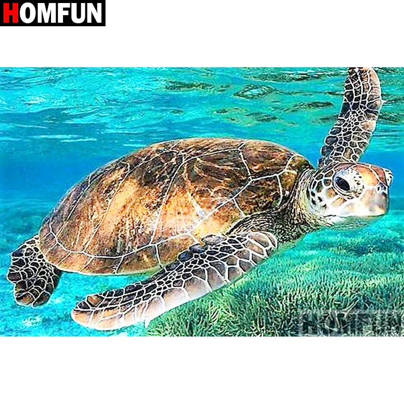 HOMFUN Full Square/Round Drill 5D DIY Diamond Painting 