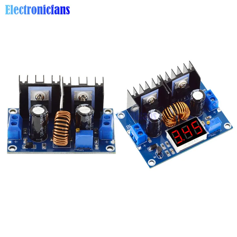 XL4016 DC-DC 4-36V To 1.25-36V Step-Down Buck Converter Power Supply Board Module LED Voltmeter PWM Adjustable Max 8A 200W