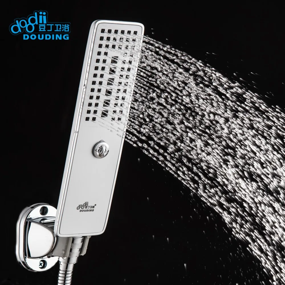 DooDii Shower Head Water Saving high Pressurized ABS With Chrome Handheld  3 Style Rainfall Bathroom Water Booster Shower head