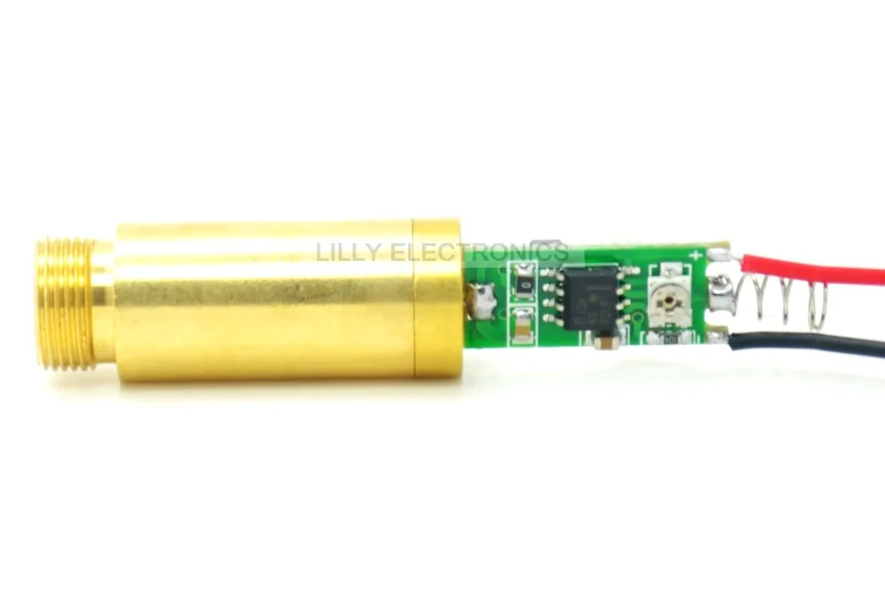 532nm 50 Mw Groene Laser Dot Diode Module 3.7V-4.2VDC
