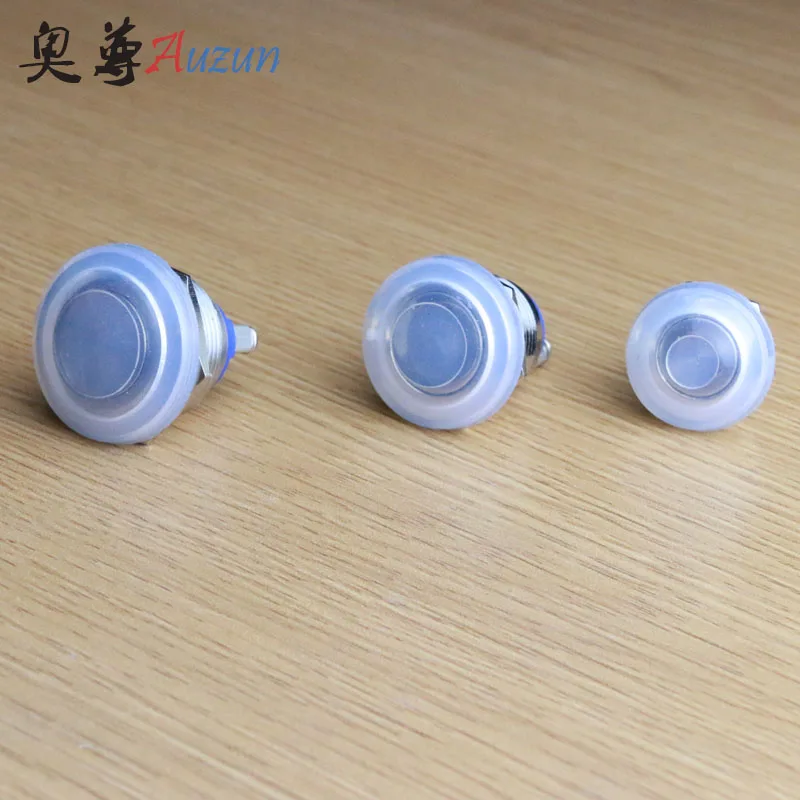 25PCS   16MM 19MM 22MM metal button dust-proof waterproof cover rubber seal protection