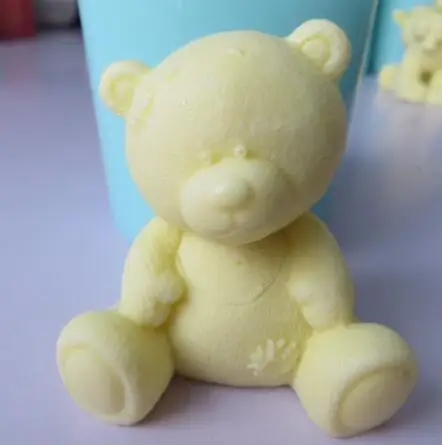 3d Teddy bear silicone mold fondant mould chocolate mousse cake molds candle aroma stone silicone mold resin clay mo