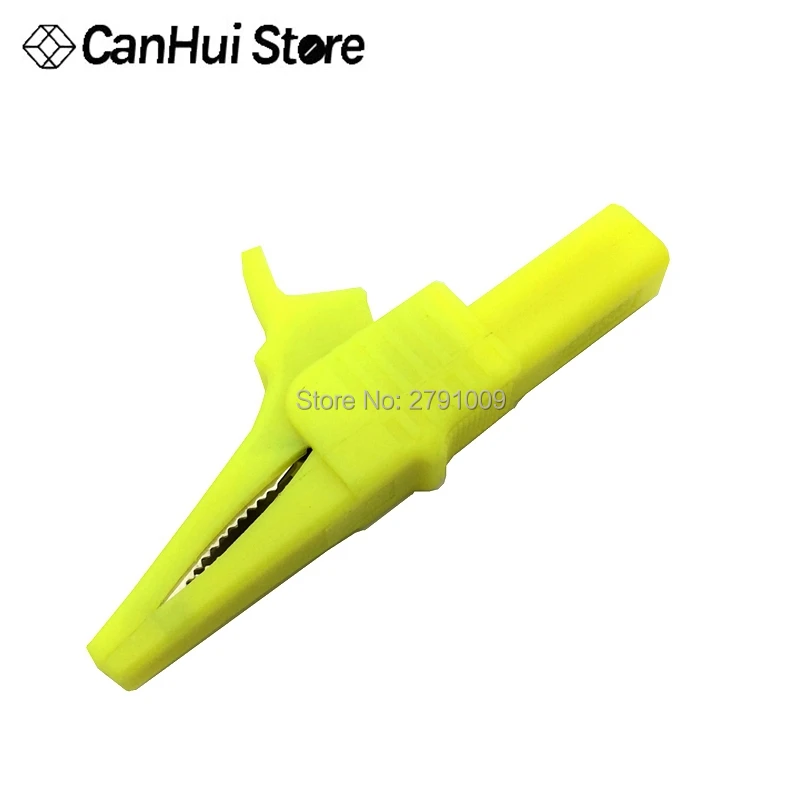 1PCS 85mm Crocodile Alligator Clip For 4mm Male Banana Plug Connector Blue, red, black, green yellow and White