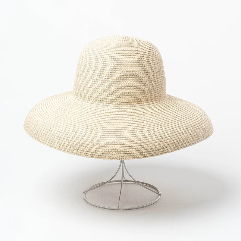 Women Sun Hats Wide Brim Clcohe Summer Straw Hats New Natural Black fashion Floppy Beach Boater Hat Cap Kentucky Derby Hats