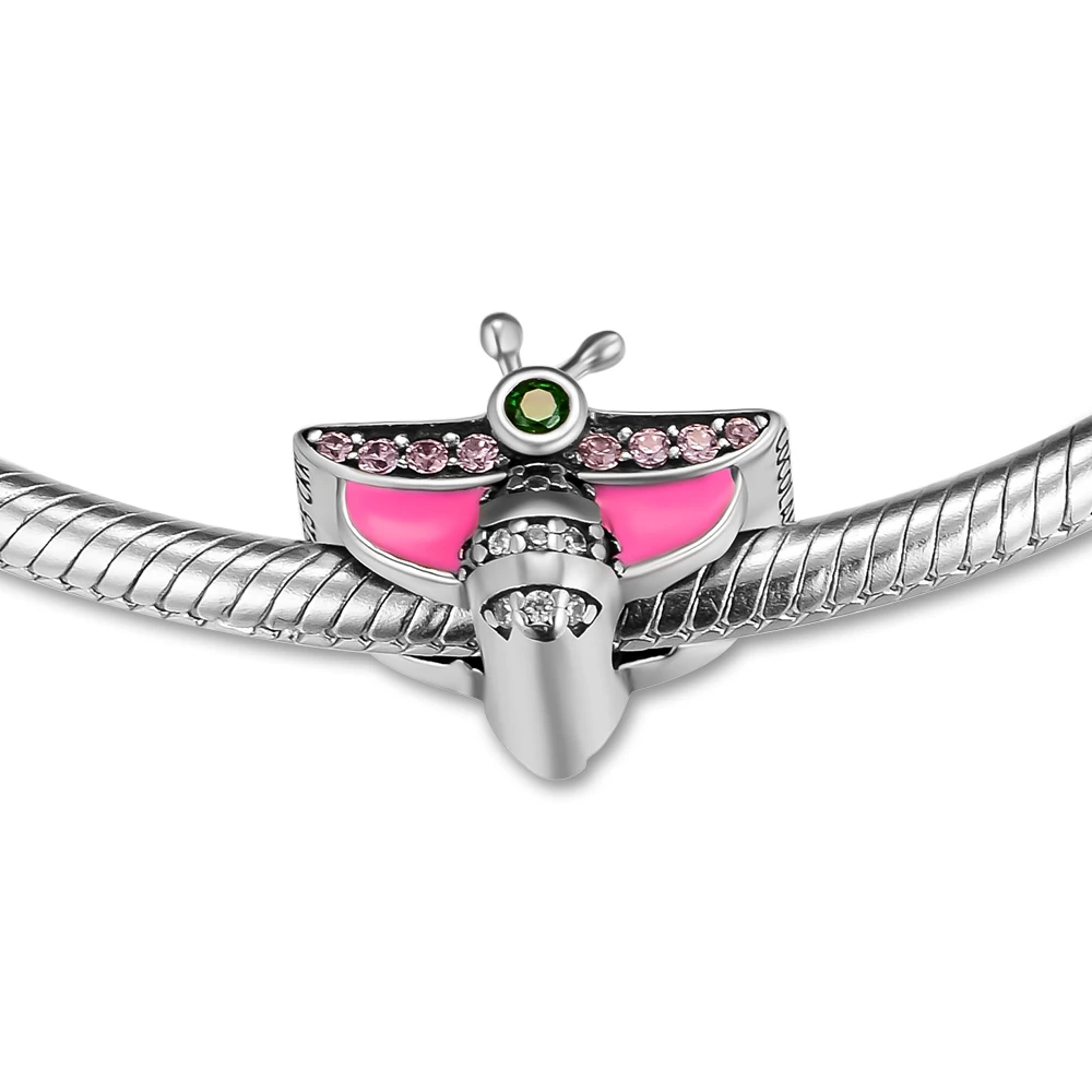 

Fits for Pandora Charms Bracelets Dreamy Dragonfly Beads 100% 925 Sterling Silver Jewelry Free Shipping