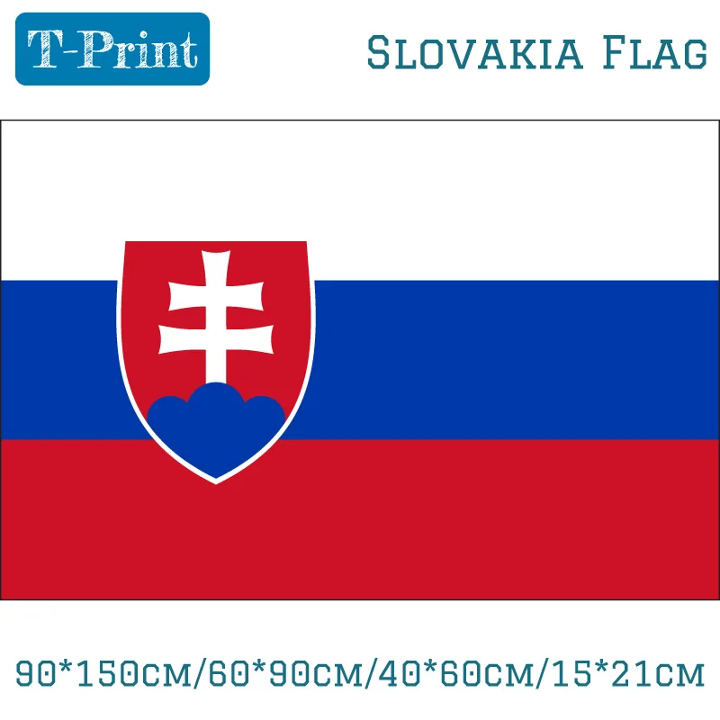 banners/printing flag 90*150cmSlovakia Slovak Banner 3*5 ft For National Day Sports games Sports meeting Gift Bandera/ banner