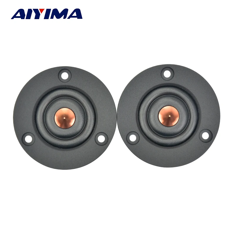 AIYIMA 2pcs 2inch 4/6 Ohm 30W Silk treble film Tweeter Speaker Unit Car Speaker Professional Hifi horn loudSpeaker