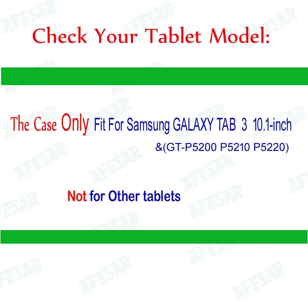 For Samsung Galaxy Tab 3 10.1 GT-P5200 P5210 Case, Leather Smart Cover For Tab3 10.1 GT-P5220 Tablet With Magnetic Sleep&Awake