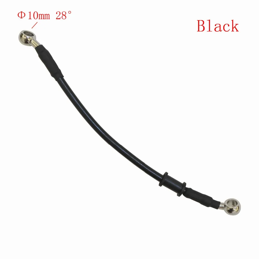 Short 27 34 39 cm Universal Motorcycle Dirt Bike Braided Steel Hydraulic Reinforce Brake line Clutch Oil Hose line Tube Pipe