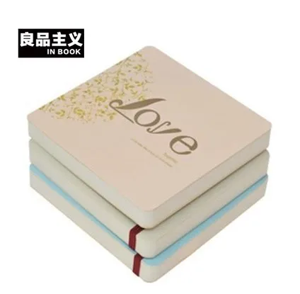 New Creative Retro square notebook with love pattern cute VINTAGE note book couples students diary gifts school office supplies