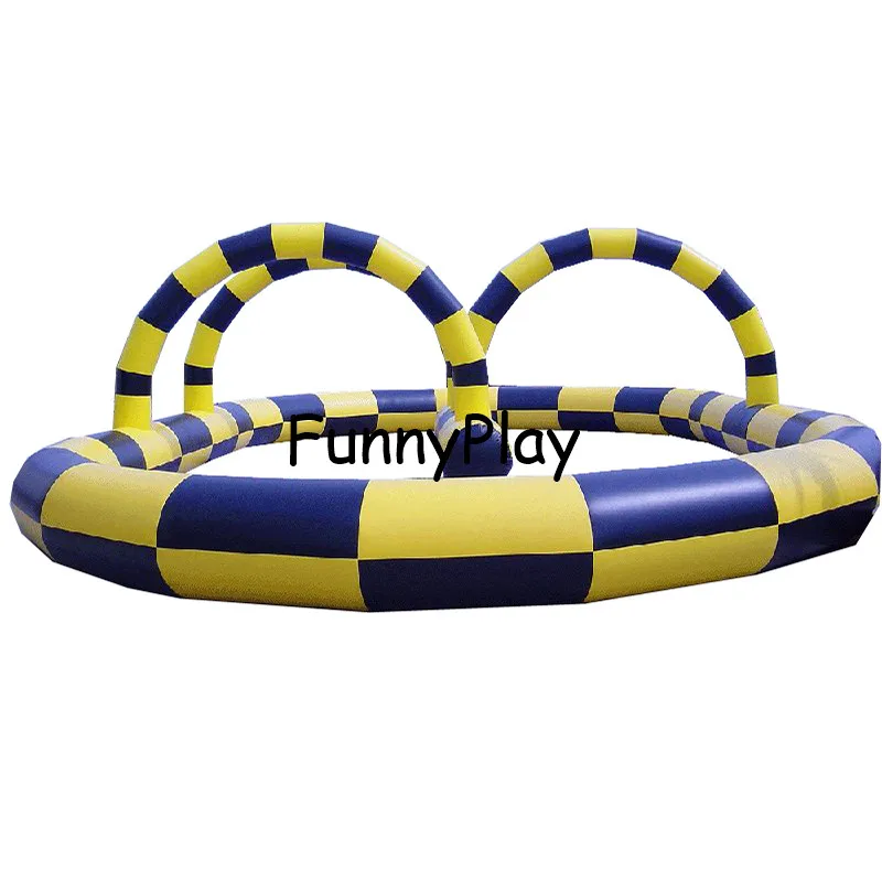 

Inflatable go kart track,PVC go kart inflatable circuit racing track for sporting events, inflatable race track for sale