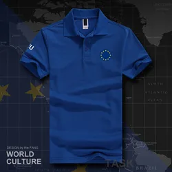 European Union United in Diversity EU EUR  polo shirts men short sleeve brands printed for country 2019 cotton nation team 20