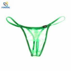 2017 Sexy Men Underwear Jockstrap Gay G Strings Thongs Gay Men Underwear Sexy Penis Pouch sous vetement homme Mens String Bikini