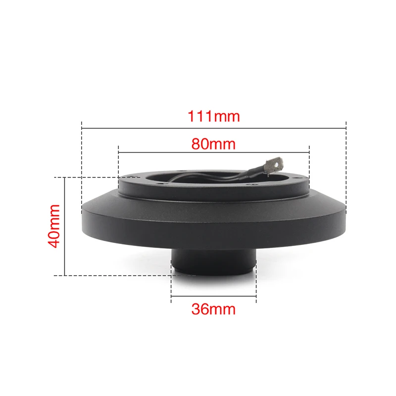 180H Racing Short Steering Wheel Hub Adapter Compatible For Audi A4 A6 A8 For VW Jetta Golf