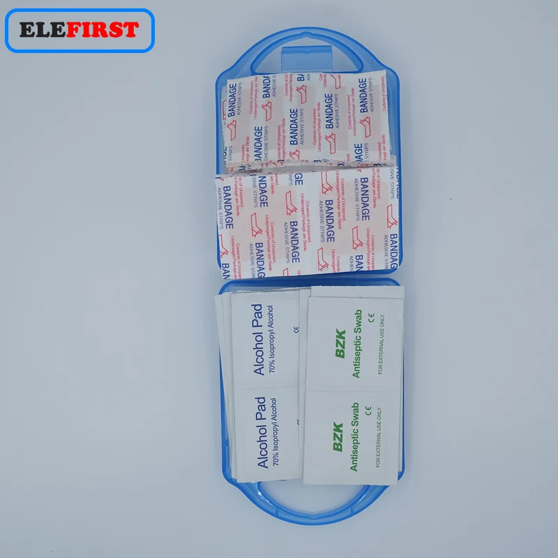 Tragbare Mini 128-In-1 Erste Hilfe Kit PP Box Multi-Größe Band-Aids Notfall Kits für Hause Auto Im Freien Notfall Wunde Behandlung