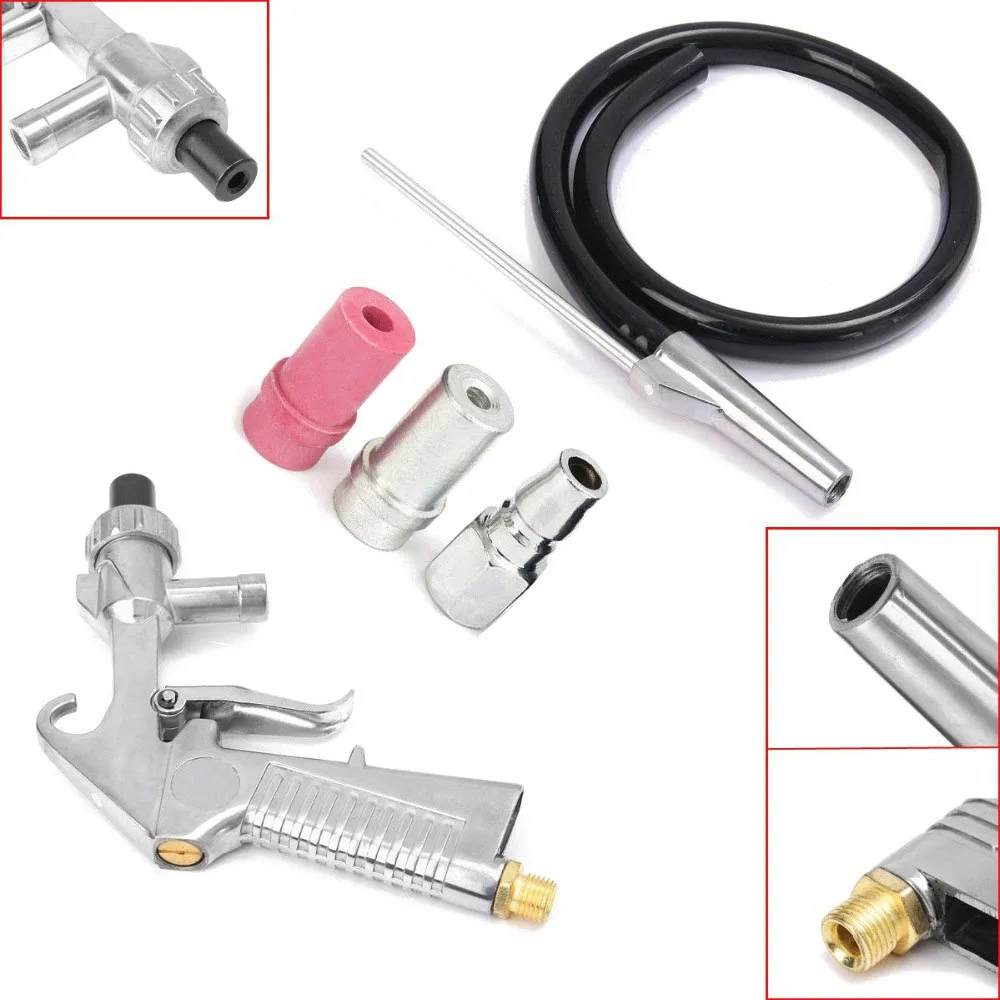 Onnfang Air Sandblaster Sandblasting Blast Gun With Nozzles and Connector+Tube Derusting Tool Kit Industrial Sandblaster Gun Hot