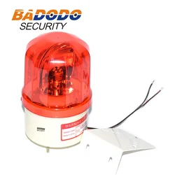 GSM Alarm system gate opener rotating rotary flashing Signal Warn Warning Siren LED Lamp with buzzer 100dB