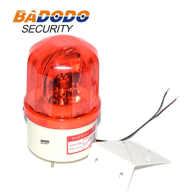 GSM Alarm system gate opener rotating rotary flashing Signal Warn Warning Siren LED Lamp with buzzer 100dB