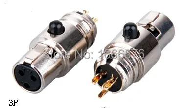 

wholesale 50 pcs/lot Mini XLR 3-Pin female Cable Inline Plug Large-111