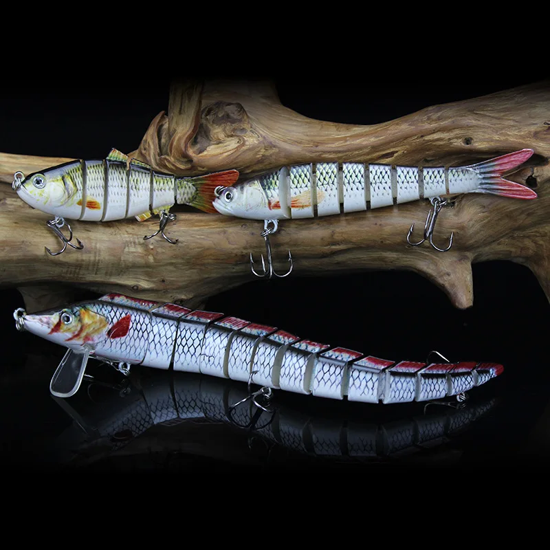 Señuelo Swimbait articulado de 8 segmentos – Hundimiento lento - imagen 4