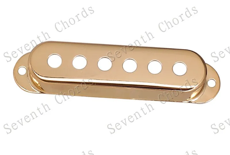 3 Stück Messing-Humbucker-Tonabnehmer mit einzelner Schiene, Tonabnehmerabdeckungen für E-Gitarren-Zubehör, drei Farben zur Auswahl. – Detail 6
