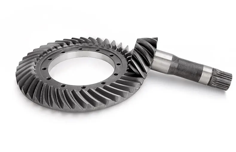 set of spiral bevel gear with shaft (208mm,11T/24spline) for Dongfeng DF804 824.. , part number:  850-2.38.109+850-2.38.115