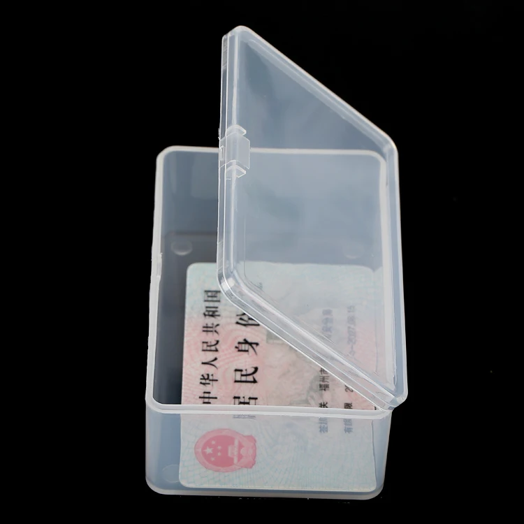 10pcs Transparent plastic box  PP-5 Storage Collections Product packaging box dressing case mini Case out size 10.5*6.5*4cm