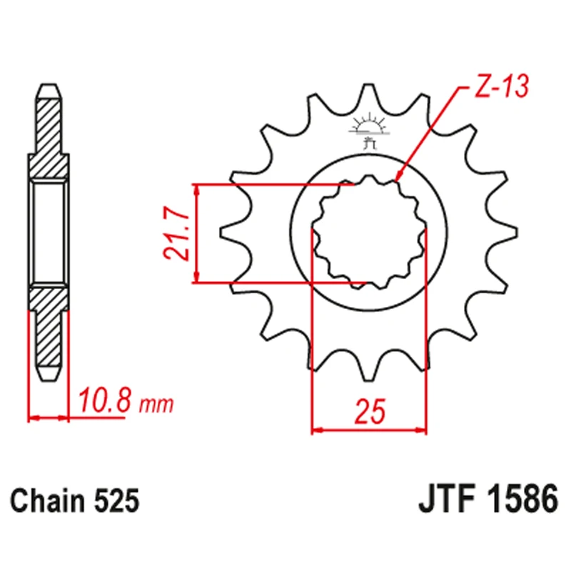 525 Chain Front & Rear Sprocket 16 and 45 Teeth For Yamaha Road YZF R6 YZF-R6 2006 2007 2008 2009 2010 2011-2018