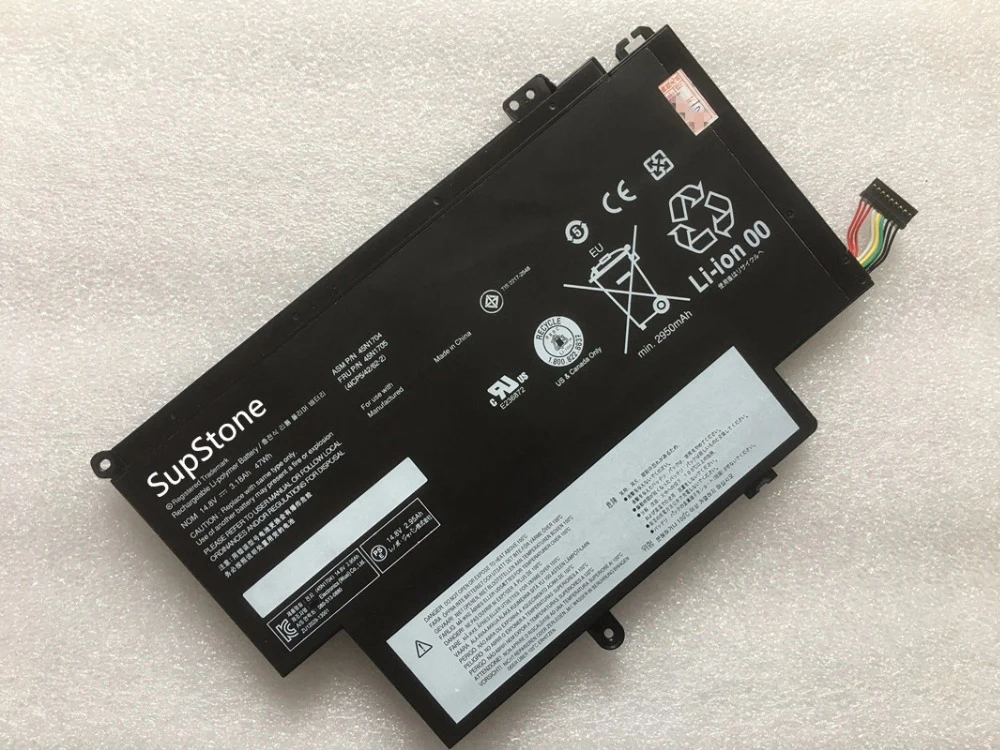 Imagem -05 - Supstone-bateria do Portátil para Lenovo Thinkpad s1 Ioga 12s1-s240 20cd 20c0 20dl 20dk 4icp5 4a 45n1704 45n1705 45n1706 45n1707