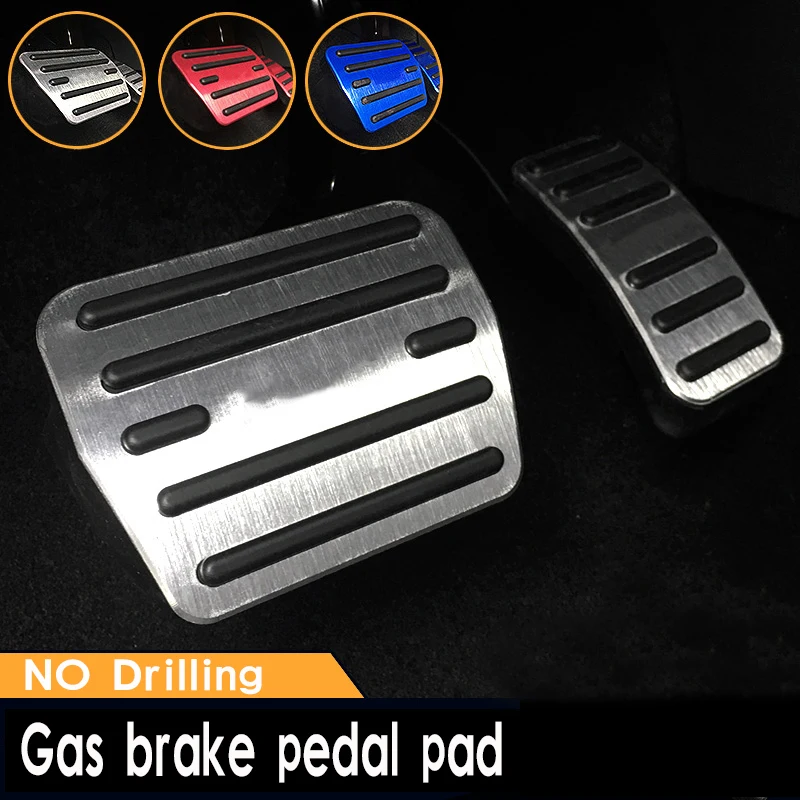 

DEE Aluminum alloy Car Styling Accelerator Gas Pedal Brake Pedal Cover AT For SKODA KODIAQ 2016 2017 2018 Accessories