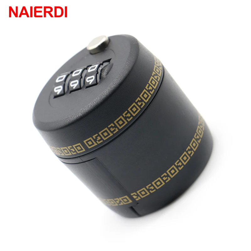 NAIERDI Password Lock Hasp Plastic Bottle Combination Lock Wine Stopper Vacuum Plug Device Preservation For Furniture Hardware