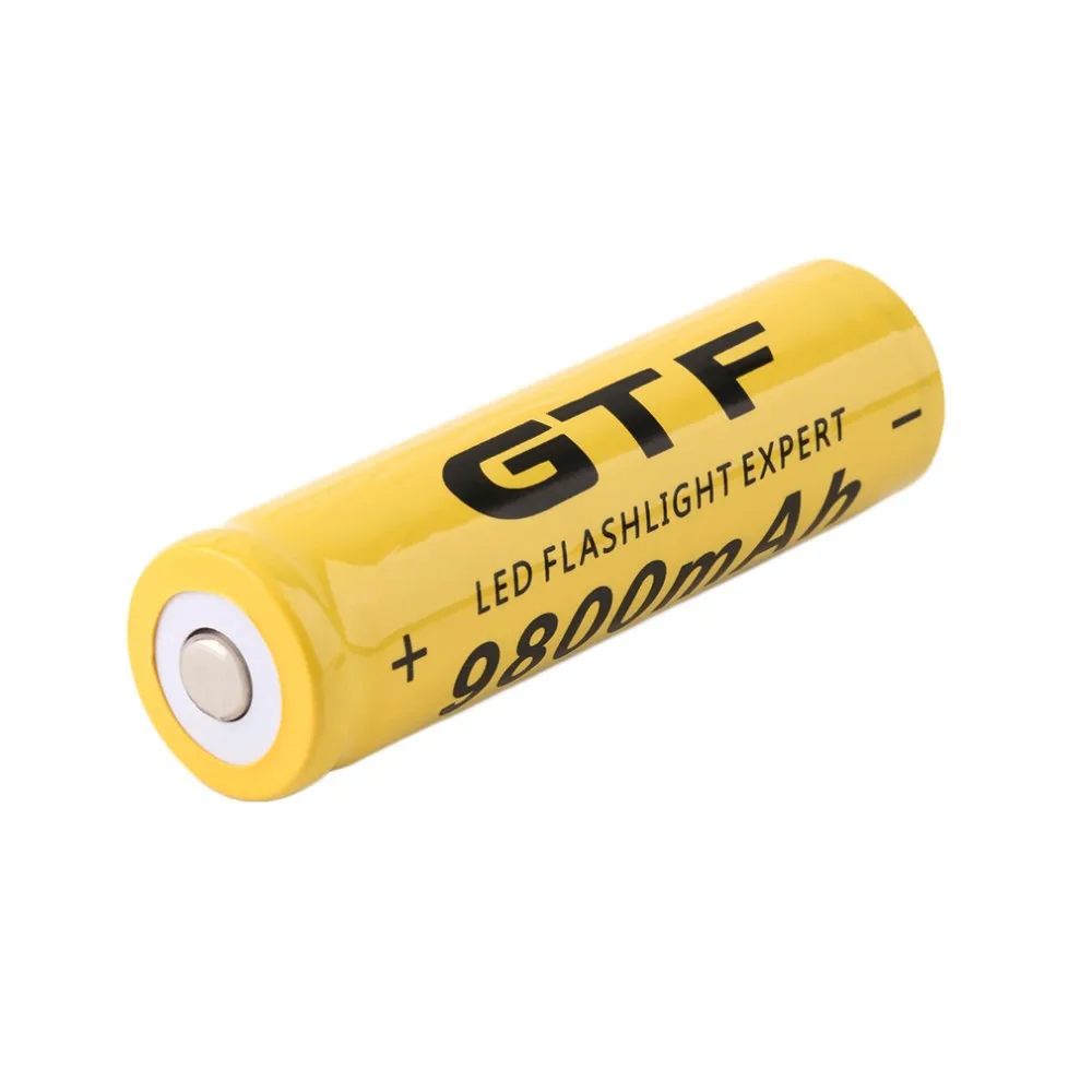 Batteria ricaricabile GTF 18650 9800mAh 3.7V 18650 batteria al litio per torcia a LED torcia giocattolo accumulatore cella banca di potere fai da te