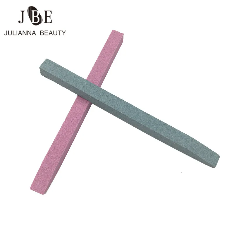 2pcs/lot Practical Stone Ceramic Nail Files For Cuticle Removal Scrub Stick Grinding Nail Buffer Saws Art Manicure Tools