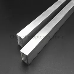 1-10 unids/lote disipador de calor de aluminio LED de alta potencia 300mm * 25mm * 12mm para diodos emisores de led de 1W, 3W, 5W