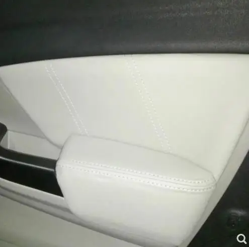 Microfiber Leather Car Door Armrest Panel Protective Cover For Honda Civic  2012 2013 2014 2015 9th Gen with Mount Fittings