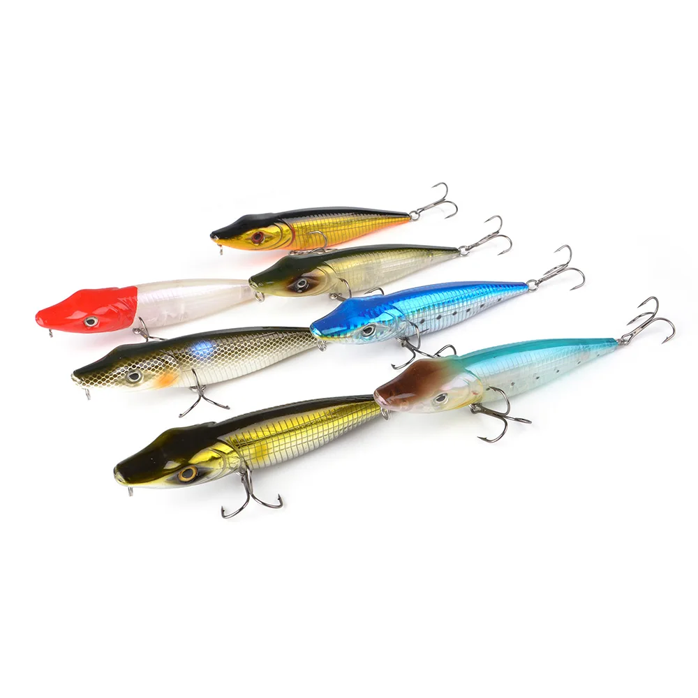 FTK 23g Pencil Fishing Lure Swimbait Wobblers Bass Bait 130mm Stickbait Floating Topwater Long Casting Hard Lure Jigging