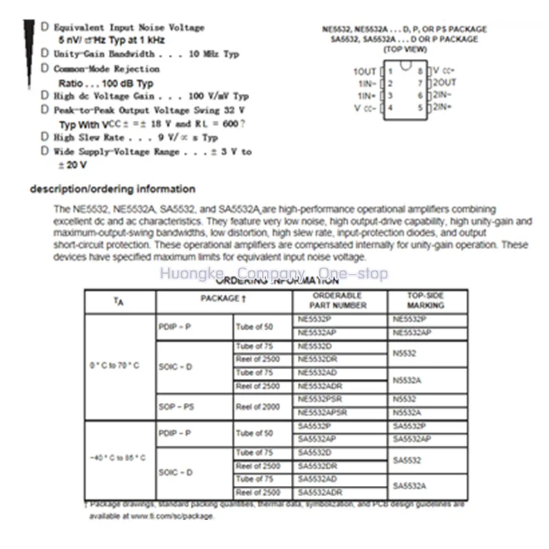 5PCS/LOT NE5532P DIP8 NE5532 DIP 5532P 5532N NE5532N DIP-8 new and original IC DUAL LOW-NOISE OPERATIONAL AMPLIFIERS