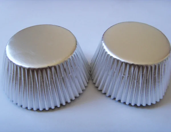 50x Cupcake Paper Cups Gold Silver Red Aluminum Foil Muffin Baking Cup Cake Liner Holder Case Wrappers Trays for Birthday Party