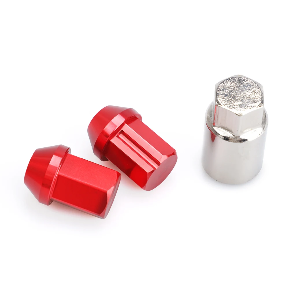 Aftermarket Car Anti-theft 6061 Aluminum Alloy Wheel Lock Nuts Length 35MM M12*1.5 M12*1.25 Lug Nuts