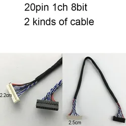 LVDS (1 ch, 8-bit) , Connector , 20 pins lvds cable for LM150X05-C3