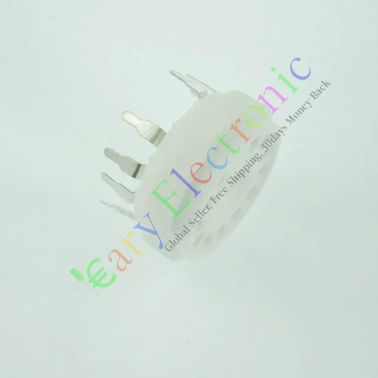 الجملة والتجزئة 8 قطعة 12 دبوس السيراميك PCB أنبوب تفريغ المقبس توفير ل 50CA10 الصوت أنبوب أمبير أجزاء شحن مجاني