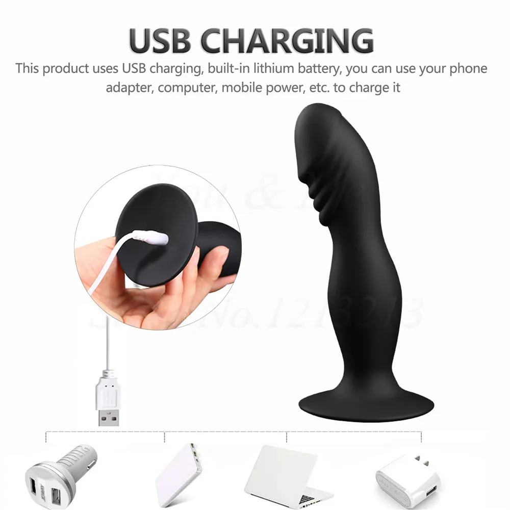 10 Modes Wireless Remote Realistic Dildo Vibrator Butt Plug Male Prostate Masturbator Anal Vibrator Sex Toys For Women Man Gay