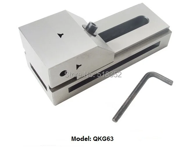 QKG63 Precision Tool Vises / High Precision Fast Moving Parallel-jaw Vice Jig Tools for EDM Wire Cutting Machine, Grinding