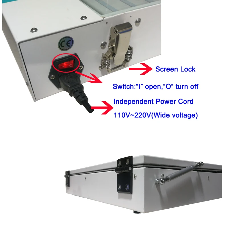 Imagem -04 - Máquina de Impressão de Tela Digital com Led de 80w Unidade de Exposição a Vácuo para Fabricação de Placas