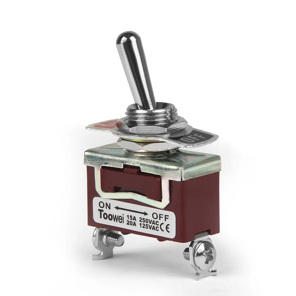 Rocker Toggle Switch 15A 250V 20A 125V SPST SPDT 2 3 Pin Screw Type ON/ OFF ON/OFF/ON CE FCC EMC Certificate For Boat Car Home image 3