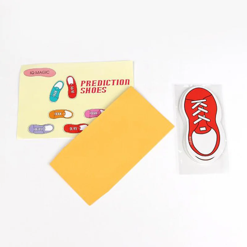 1set Magic Prediction Shoes Magic Tricks Prophecy Shoes Close Up Street Magic Props Accessories Illusion