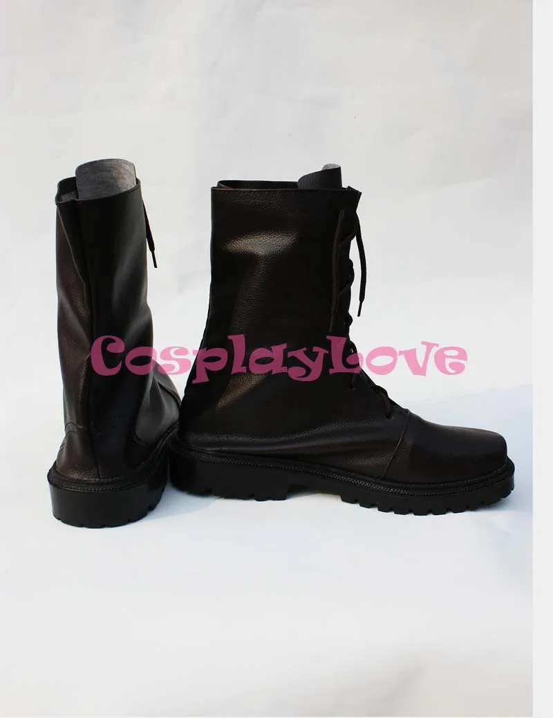 Game Unlight Artificial Black Cosplay Shoes Boots Hand Made Custom-made For Halloween Christmas Festival CosplayLove