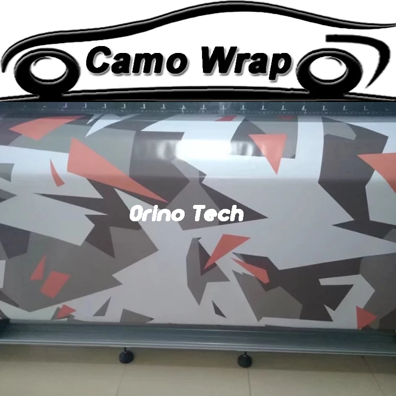 

Arctic Camouflage Vinyl Black Grey White Film Car Styling ORINO WRAPS Motorcycle Vehicle Car Foil Wrapping Decal Air Bubble Free