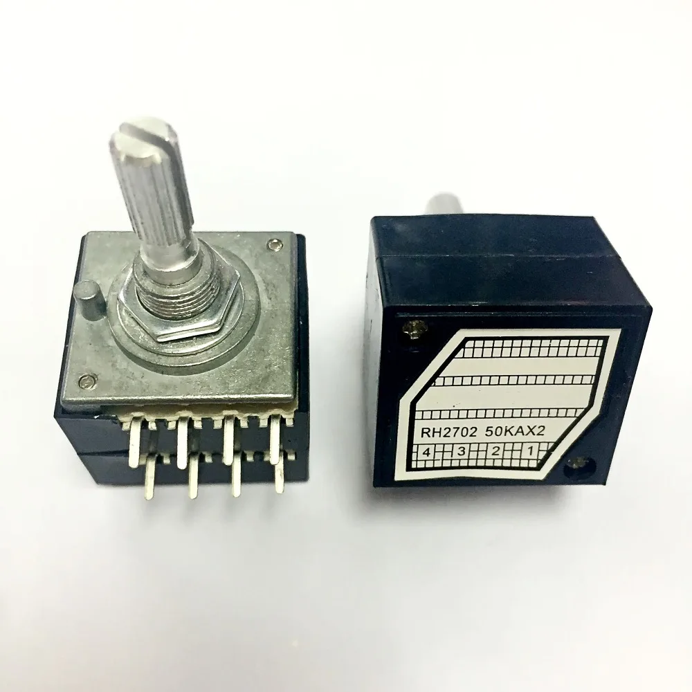 resistor stepping double volume potentiometer RH2702-50KA index 50KA RH2702-100KA RH2702-250KA  RH2702 2702 50KA 100KA 250KA